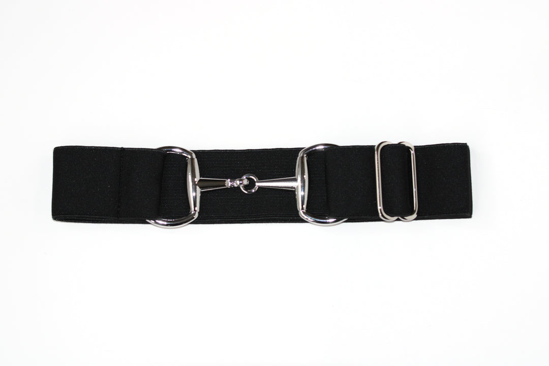 Vision Apparel Bit Belt- Black/Silver