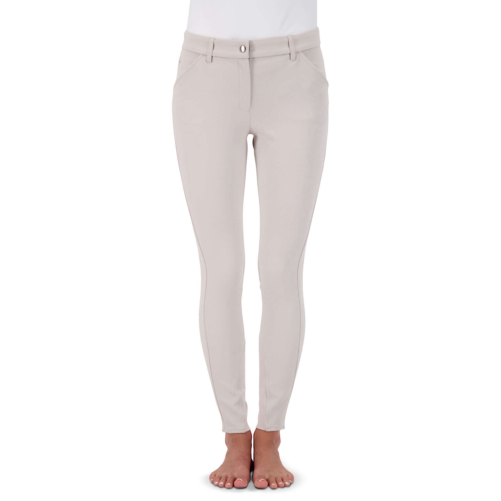 Modern Ladies Show Top with a cotton collar, made in a soft and sporty, technical material which provides the right amount of stretch. A comfortable and stylish show shirt which also breathes. Machine washable 

Teardrop Crystal on Back

Mesh under sleeve for venting

Breathable 

Cotton collar with press snaps

92% nylon and 8% spandex 

Quick Dry

Comfortable Fit