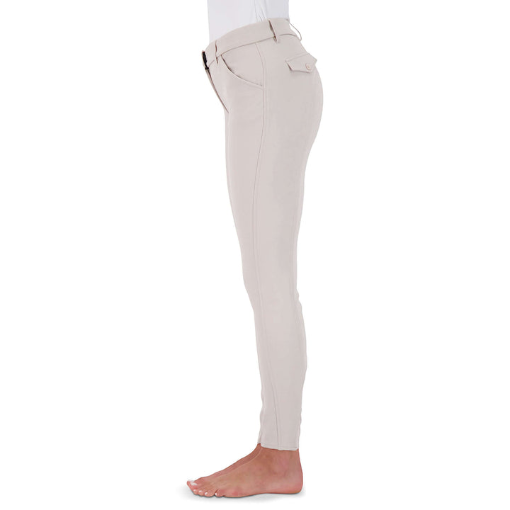 Modern Ladies Show Top with a cotton collar, made in a soft and sporty, technical material which provides the right amount of stretch. A comfortable and stylish show shirt which also breathes. Machine washable 

Teardrop Crystal on Back

Mesh under sleeve for venting

Breathable 

Cotton collar with press snaps

92% nylon and 8% spandex 

Quick Dry

Comfortable Fit