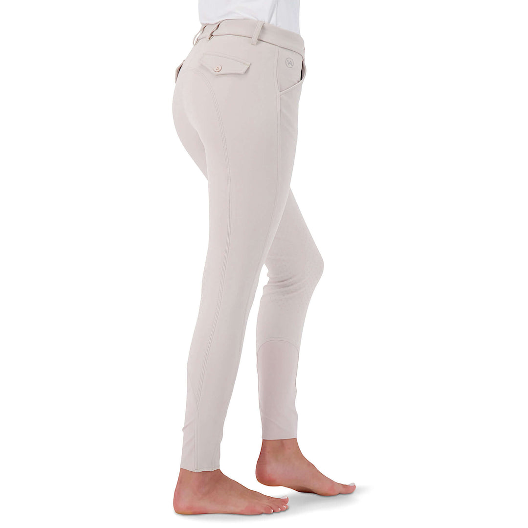 Modern Ladies Show Top with a cotton collar, made in a soft and sporty, technical material which provides the right amount of stretch. A comfortable and stylish show shirt which also breathes. Machine washable 

Teardrop Crystal on Back

Mesh under sleeve for venting

Breathable 

Cotton collar with press snaps

92% nylon and 8% spandex 

Quick Dry

Comfortable Fit